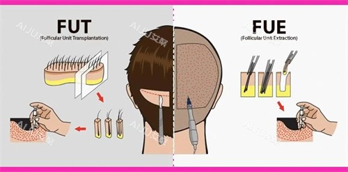 不同植发手术的对比